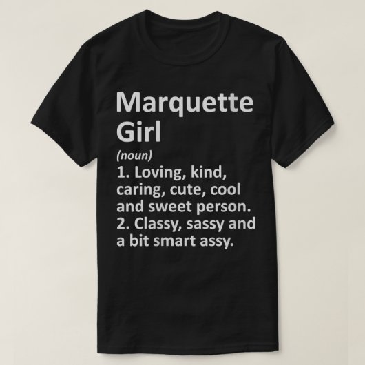 Womens MARQUETTE L MI MICHIGAN Funny City Zuhause T-Shirt (Design vorne)