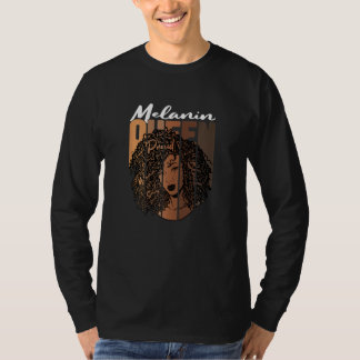 Womens Melanin Queen Tee African American Strong B
