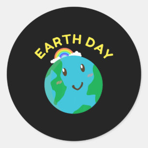 Womens Mens Earth Day Environmental Awareness Gere Runder Aufkleber