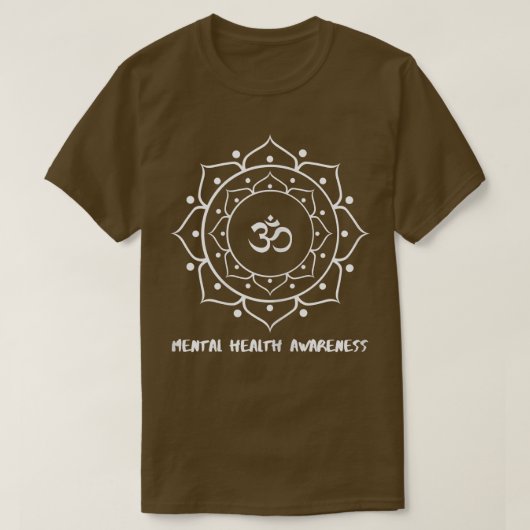Womens Mental Health Awareness Yoga 6944 3070 T-Shirt (Design vorne)