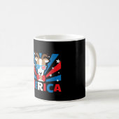 Womens Merica Goat Kaffeetasse (VorderseiteRechts)
