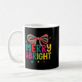 Womens Merry And Bright Christmas Crew 2025 Funny Kaffeetasse (Links)