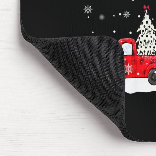 Womens Merry Camper Christmas Santa Claus Camng Re Mousepad (Ecke)