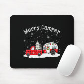 Womens Merry Camper Christmas Santa Claus Camng Re Mousepad (Mit Mouse)