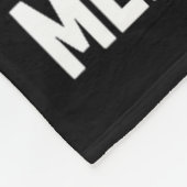 Womens Merry Catmas Funny Christmas Cat Mom Meowy Fleecedecke (Ecke)