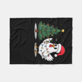Womens Merry Chick-mas Ultrygeist Funny Chicken Gh Fleecedecke (Vorderseite (Horizontal))