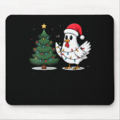 Womens Merry Chick-mas Ultrygeist Funny Chicken Gh Mousepad (Vorne)