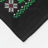 Womens Merry Christmas 2025 Rhino Santa Hat Ugly X Fleecedecke (Ecke)