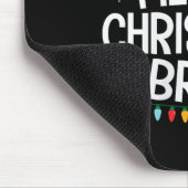 Womens Merry Christmas Bruh Funny Brother Teens Bo Mousepad (Ecke)