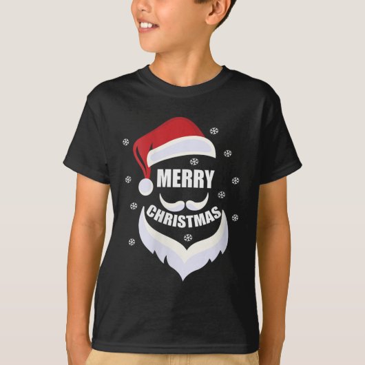 Womens Merry Christmas -fun Santa Claus Father Xma T-Shirt (Vorderseite)