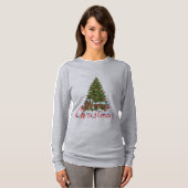 Women's Merry Christmas Tree Festive Holiday Shirt (Vorne ganz)