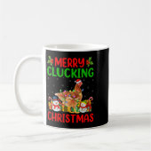Womens Merry Cluckin Christmas Funny Farm Animal C Kaffeetasse (Links)