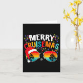 Womens Merry Cruisemas Cruise Ship Cruising Vacati Karte (Gelbe Blume)