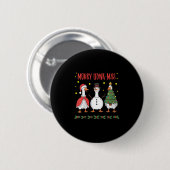 Womens Merry Honk-mas Funny Goose Christmas Humor Button (Vorne & Hinten)