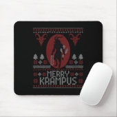 Womens Merry Krampus Horror Creepy Evil Funny Ugly Mousepad (Mit Mouse)