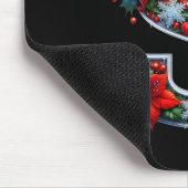 Womens Merry S Letter Insettia Snowflakes V-neck Mousepad (Ecke)