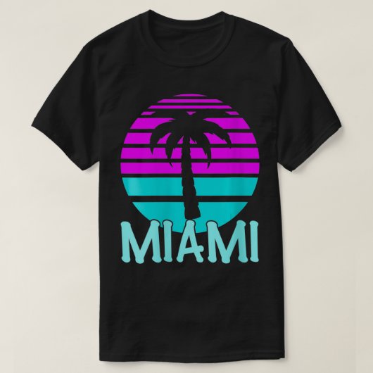 Womens Miami Art Deco T-Shirt (Design vorne)