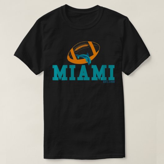 Womens Miami Sports Team Est T-Shirt (Design vorne)