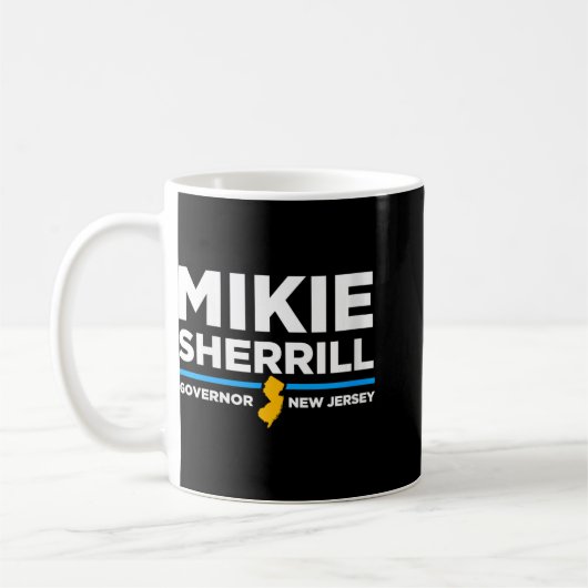 Womens Mikie Sherrill New Jersey Governor 2025 V-n Kaffeetasse (Links)