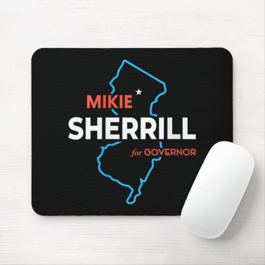Womens Mikie Sherrill New Jersey Governor Election Mousepad (Mit Mouse)