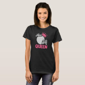 Womens Mini Golf Queen Golf Player Golf Ba T-Shirt (Vorne ganz)