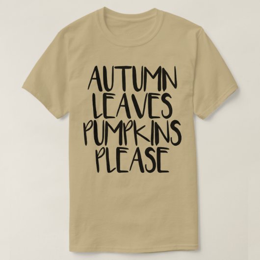 Womens Minimal Funny Sprichwort Herbst Leaves Pump T-Shirt (Design vorne)
