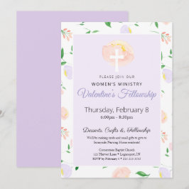 Women's Ministry Valentine's Fellowship Invitation Einladung