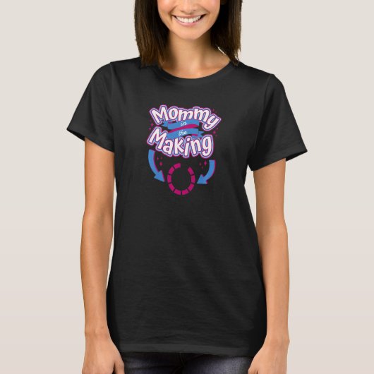 Womens Mommy In The Making Expecting Mother  Pregn T-Shirt (Vorderseite)