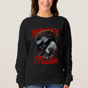 Women's Money Maker Gorilla Sweatshirt - Edgy Quee
