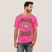 Womens Moon Child Moon Astronomie Sterne T-Shirt (Vorne ganz)