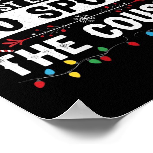 Womens Most Likely To Sil The Cousin Christmas Par Poster (Ecke)