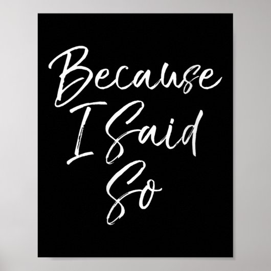 Womens Mothers Day Gift For Women Funny Mom Quote  Poster (Vorne)