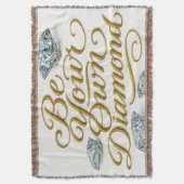 Women's Motivational Quote Blanket Decke (Vorderseite Vertikal)