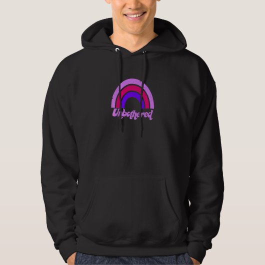 Womens Multicolor Rainbow Petty Unapologetic Unbot Hoodie (Vorderseite)