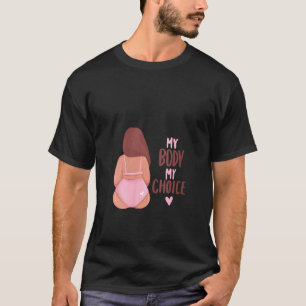Womens My choice my Body V-Neck T-Shirt