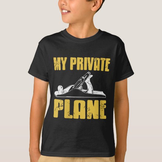 Womens My Private Plane Hand Tool Humor For Woodwo T-Shirt (Vorderseite)
