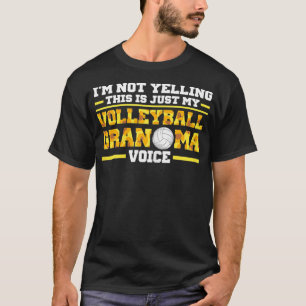 Womens My Volleyball Oma Stimme Volleyball Oma T-Shirt