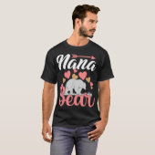 Womens Nana Bear Cute Mother's Day Design For Gran T-Shirt (Vorne ganz)