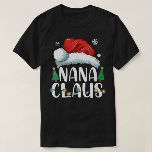 Womens Nana Claus Weihnachten - Familie T-Shirt (Design vorne)
