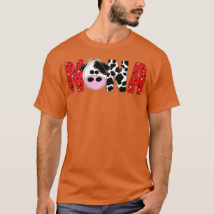 Womens Nana of the Birthday for Boy Cow Farm Birth T-Shirt