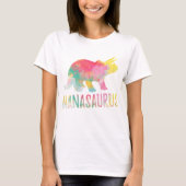 Womens Nanasaurus T - Shirt Nanasaur Niedlich Nana (Vorderseite)