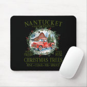 Womens Nantucket Ma Farm Fresh Christmas Trees Gre Mousepad (Mit Mouse)