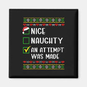 Womens naughty oder nice lustig wurde ein Versuch Magnet (Vorne)