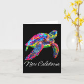 Womens New Caledonia V-neck  Karte (Gelbe Blume)