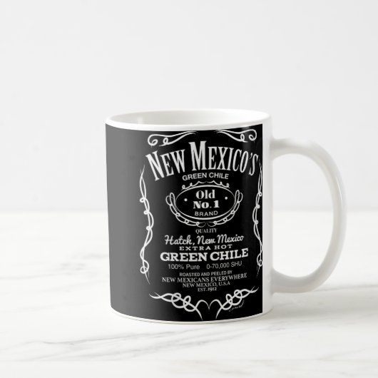 Womens New Mexico's Old No. 1 Hatch Green Chile No Kaffeetasse (Rechts)
