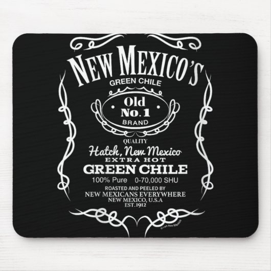 Womens New Mexico's Old No. 1 Hatch Green Chile No Mousepad (Vorne)
