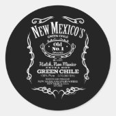 Womens New Mexico's Old No. 1 Hatch Green Chile No Runder Aufkleber (Vorderseite)