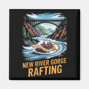 Womens New River Gorge Rafting Whitewater Kayak Ou Magnet
