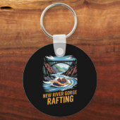 Womens New River Gorge Rafting Whitewater Kayak Ou Schlüsselanhänger (Vorderseite)