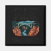 Womens New River Gorge West Virginia National Park Magnet (Vorne)